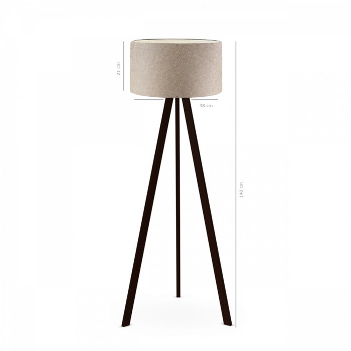 Opviq Lámpara de Pie AYD-2812 Beige Opviq Lámpara de Pie AYD-2812 Beige